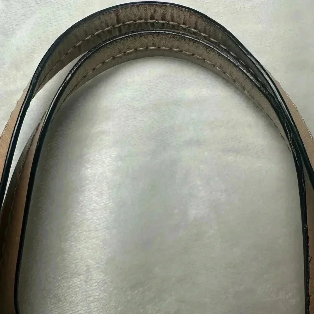 Coach Madison Sophia Ombre Dome Satchel Ivory Black Gradient Leather Handbag